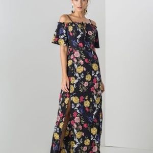 Off Shoulder Floral Maxi Dress - ZINZANE Brazil
